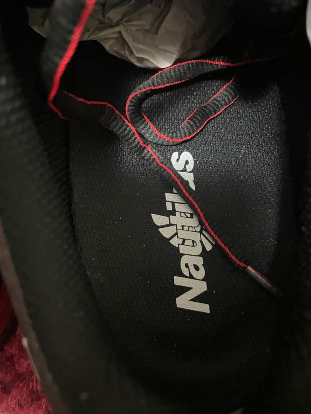 Nautilus Red and Black ESD Safety Lace-Up Sneakers - Picture 6 of 7